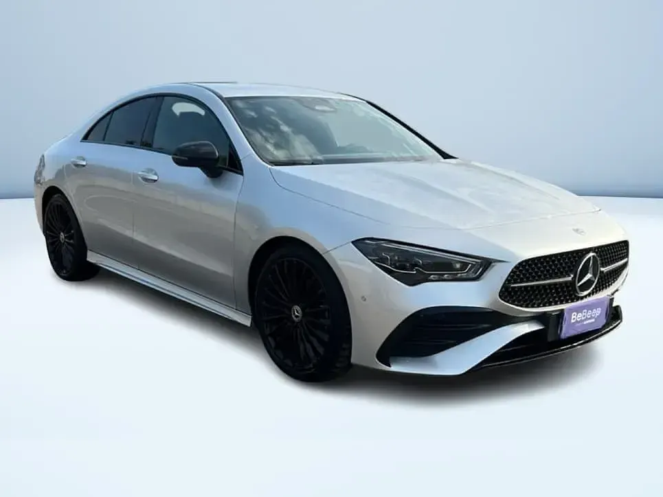 Usata Mercedes CLA200 AMG Line Premium Plus 150 CV (110 kW) 2023 Argento Coupé