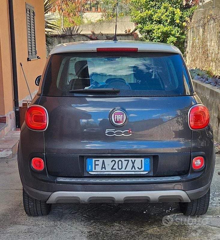 Usata Fiat 500L Trekking 85 CV (62 kW) 2016 Grigio Monovolume