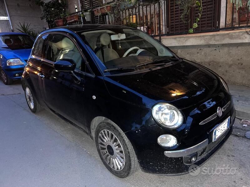 Nero Usata 2008 Fiat 500 Due volumi | 4800 € (Buon prezzo) - Immagine 1/1