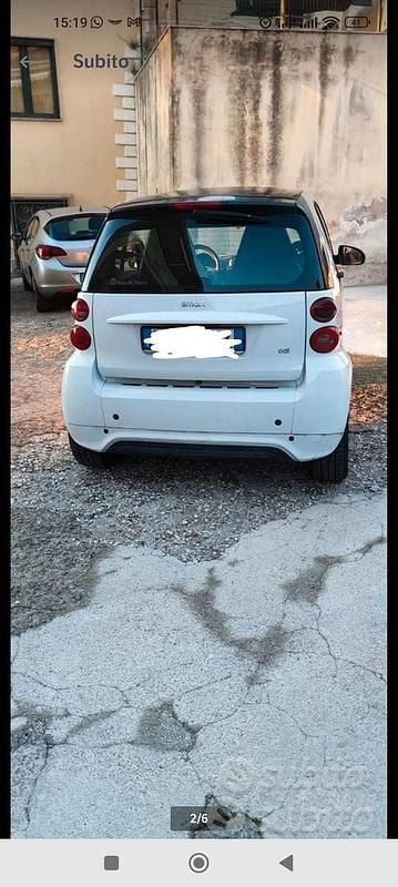 Usata Smart ForTwo Coupé 54 CV (39 kW) 2012 Bianco Coupé