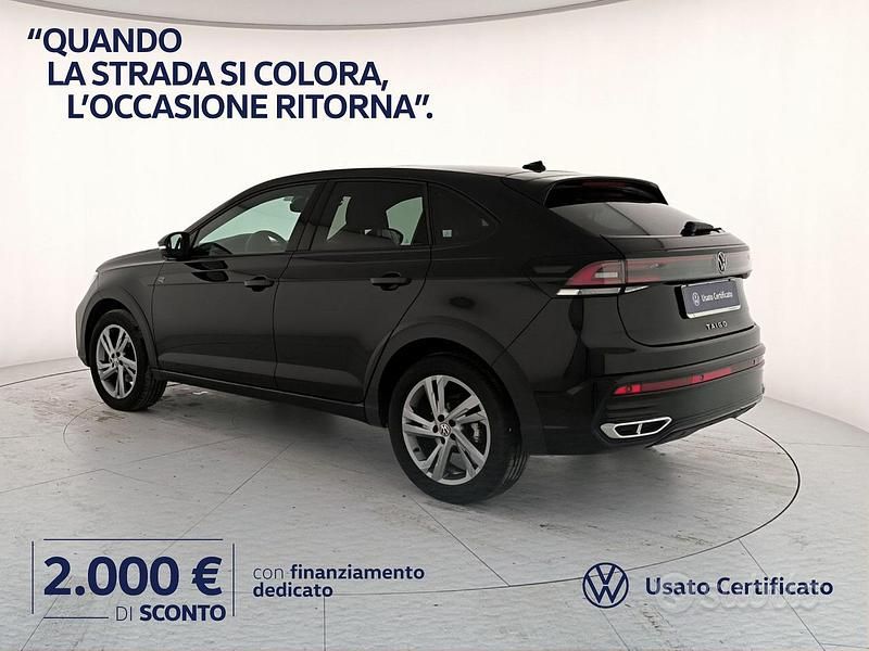 Usata VW Taigo R-line 116 CV (85 kW) 2024 Nero SUV