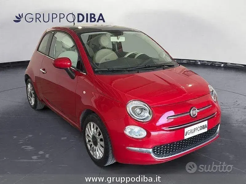Usata Fiat 500 Lounge 69 CV (50 kW) 2016 Rosso Berlina