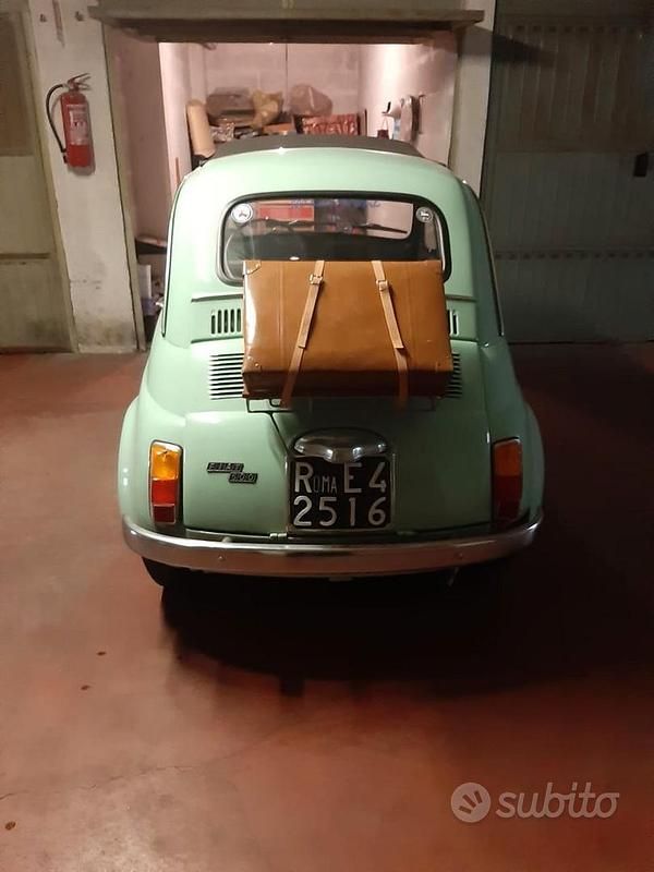 Usata Fiat Cinquecento 1960 Verde Utilitaria