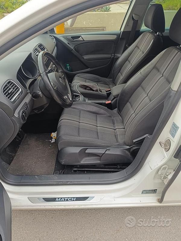 Usata VW Golf VII Match 105 CV (77 kW) 2012 Bianco Berlina