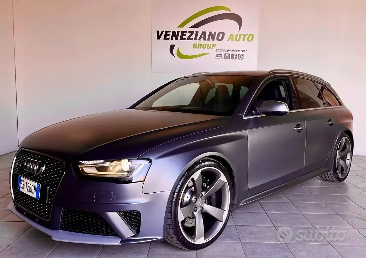 Usata Audi RS4 450 CV (330 kW) 2013 Grigio Station wagon