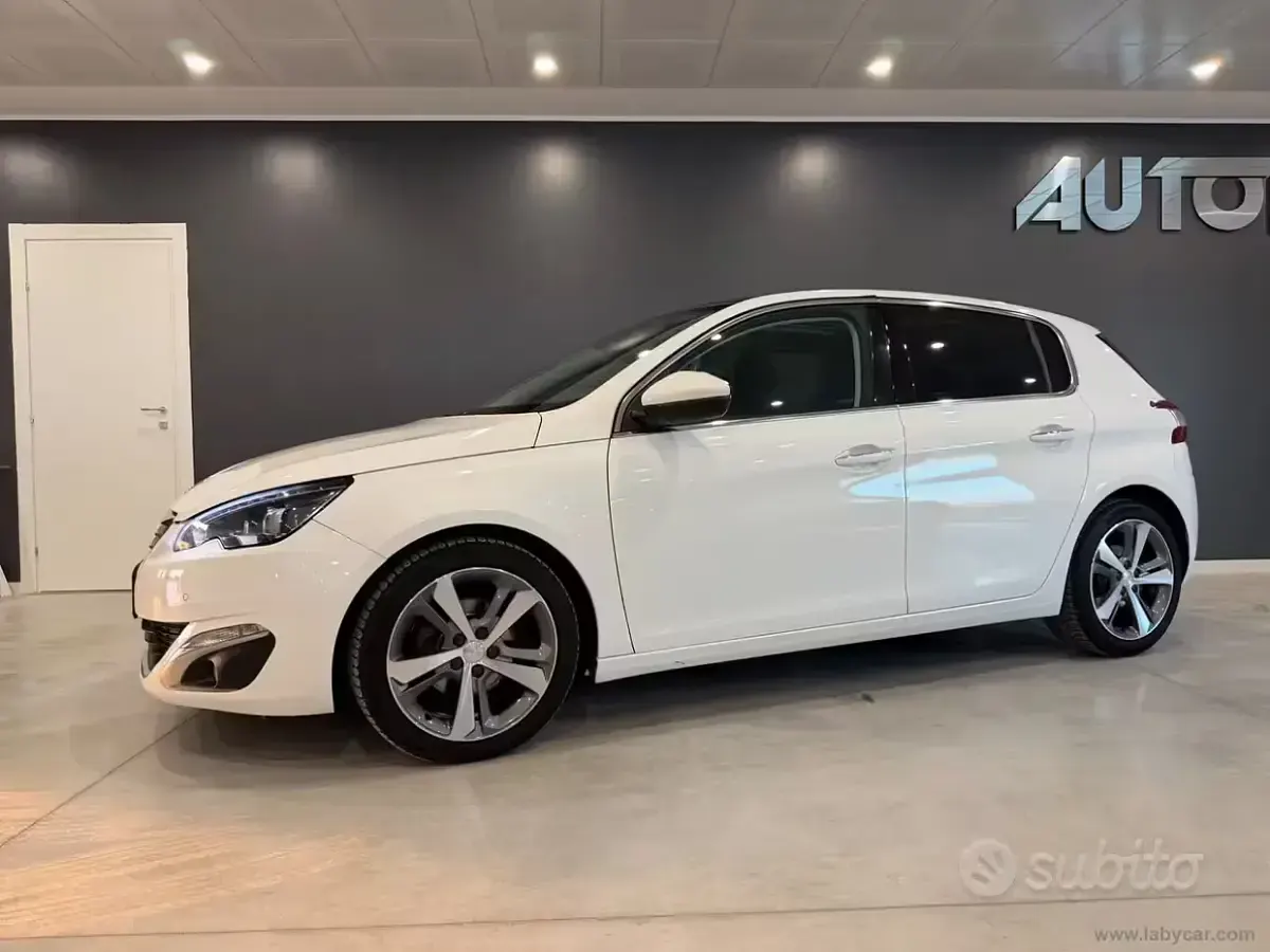Usata Peugeot 308 Allure 116 CV (85 kW) 2014 Bianco Berlina