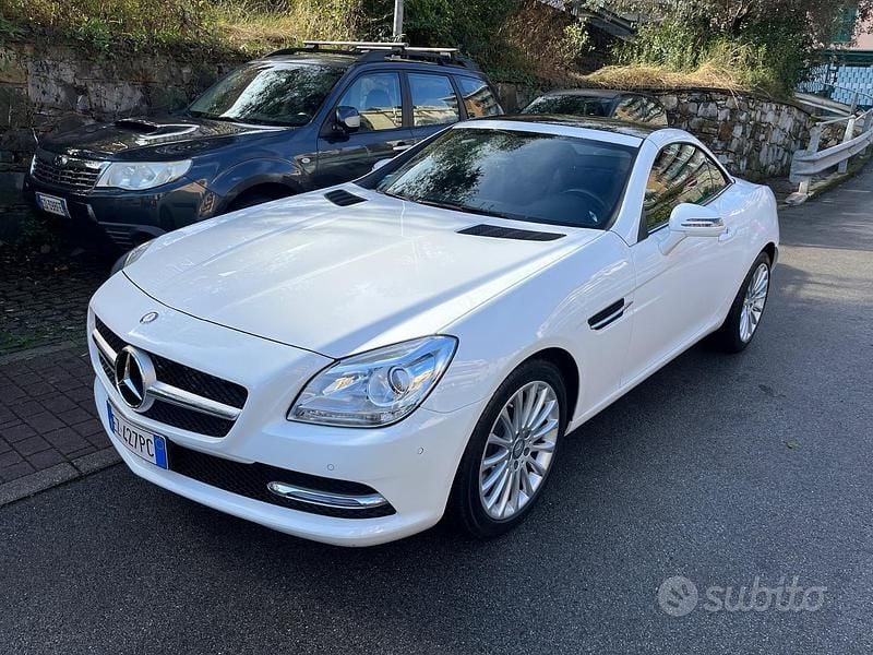 Usata Mercedes SLK200 Premium 184 CV (135 kW) 2015 Bianco Cabrio