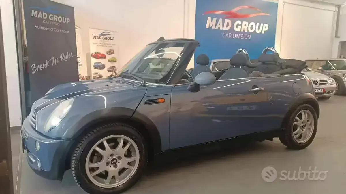 Begagnad Mini One Cabriolet 90 HK (66 kW) 2007 Blå Cab