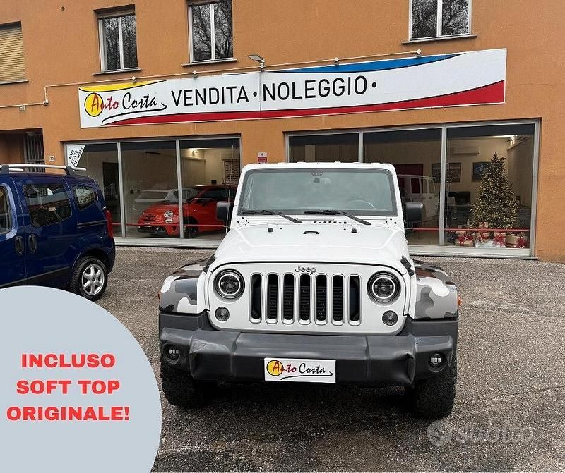 Usata Jeep Wrangler Unlimited Sahara 200 CV (147 kW) 2018 Bianco SUV