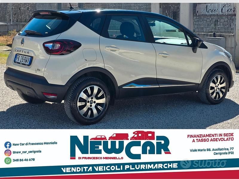 Usata Renault Captur 90 CV (66 kW) 2018 Bianco SUV