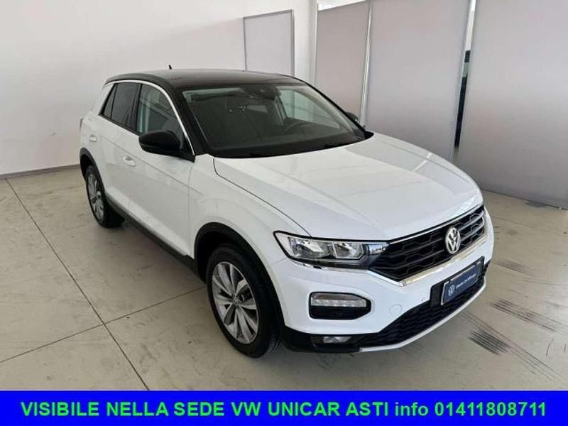 Usata VW T-Roc Style 150 CV (110 kW) 2019 Bianco tetto nero SUV