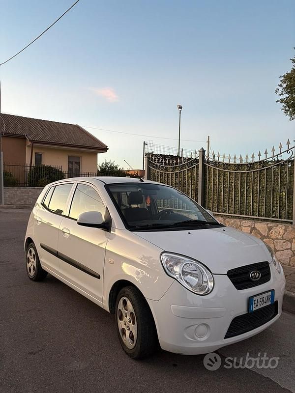 Usata Kia Picanto 62 CV (45 kW) 2010 Bianco Utilitaria