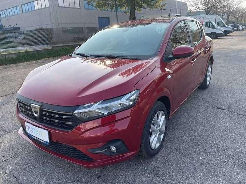 Rosso Usata 2022 Dacia Sandero Comfort Due volumi | 13.490 € (Buon prezzo) - Immagine 1/4