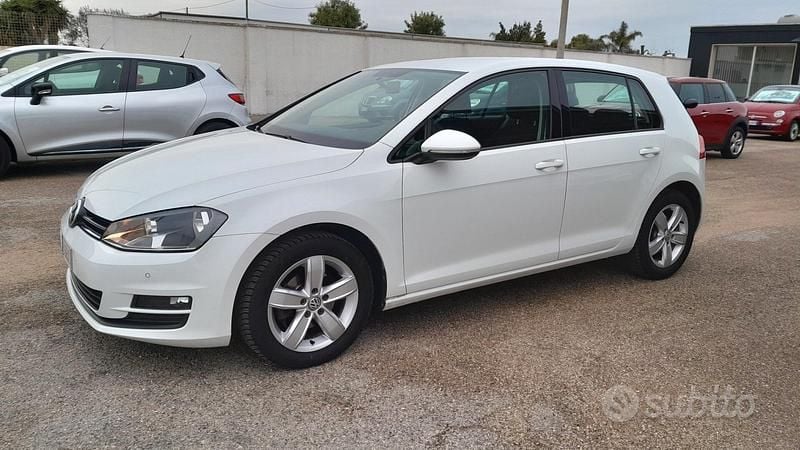 Usata VW Golf VII Trendline 90 CV (66 kW) 2016 Bianco Berlina