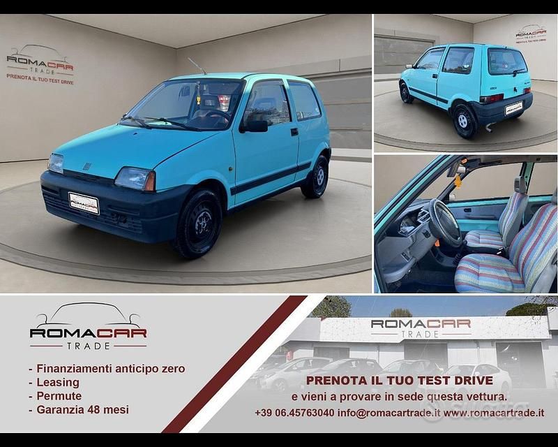 Azzurro Usata 1998 Fiat Cinquecento Young Due volumi | 1890 € (Buon prezzo) - Immagine 1/4