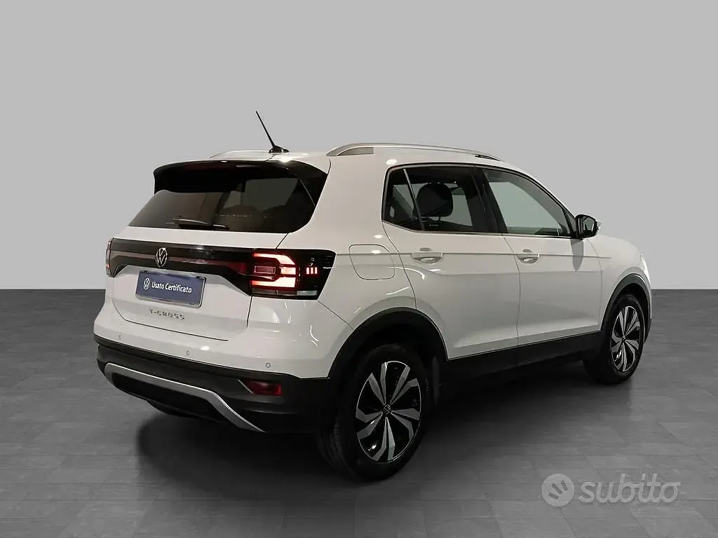 Usata VW T-Cross Style 95 CV (69 kW) 2019 Bianco SUV