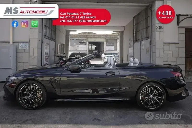 Usata BMW M8 Competition Edition 626 CV (460 kW) 2020 Nero Cabrio
