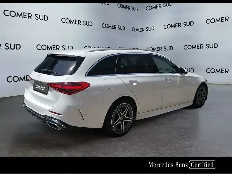 Brugt Mercedes C220 AMG Line Premium 197 HK (144 kW) 2024 Hvid Stationcar