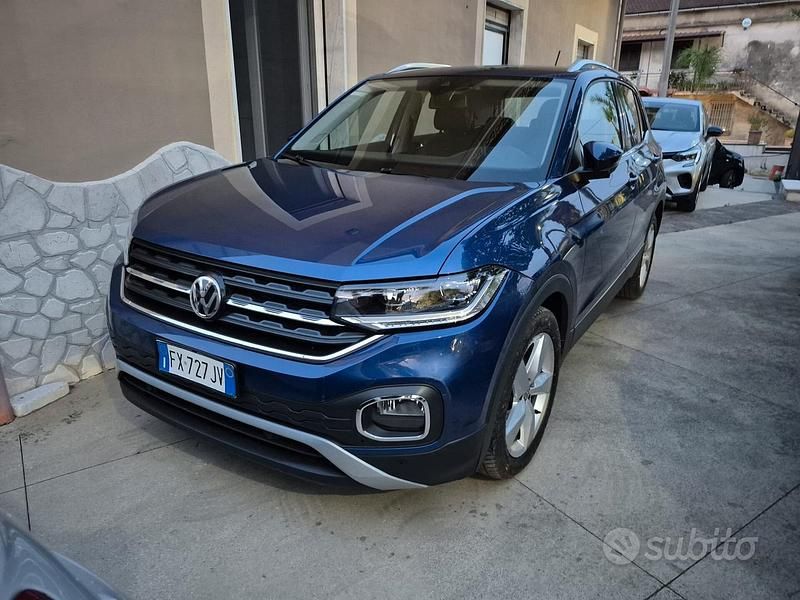 Usata VW T-Cross 95 CV (69 kW) 2020 Blu SUV