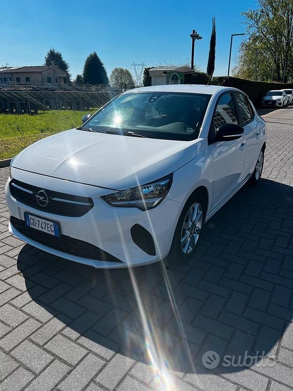 Usata Opel Corsa Elegance 75 CV (55 kW) 2021 Bianco Utilitaria