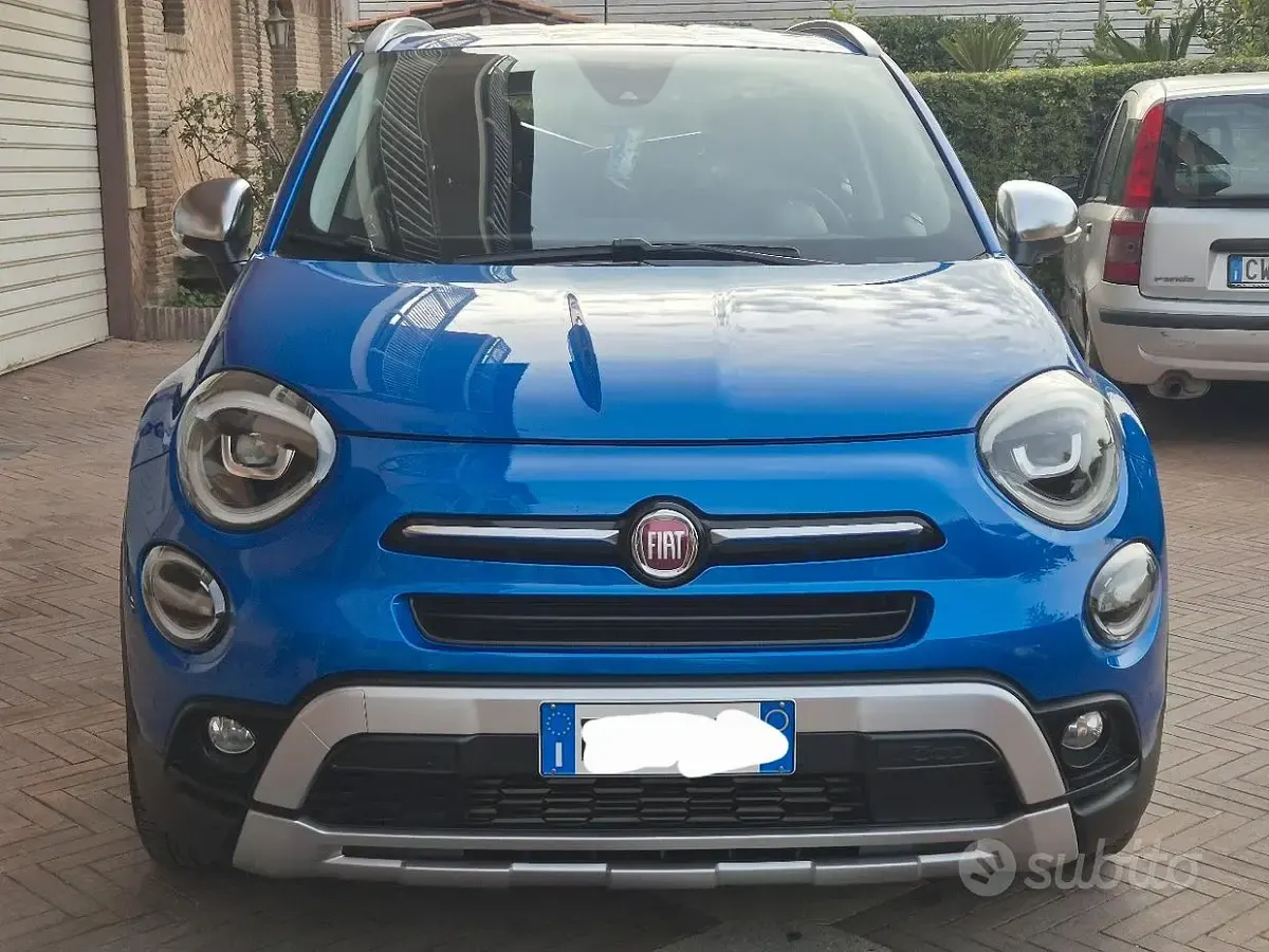 Usata Fiat 500X Mirror 120 CV (88 kW) 2019 Blu SUV
