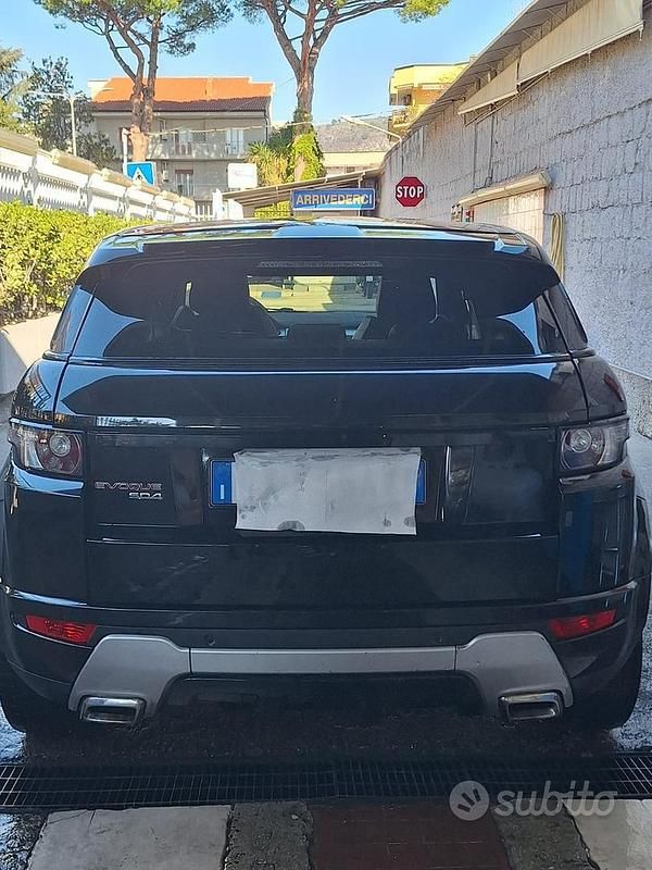 Usata Land Rover Range Rover evoque Dynamic 190 CV (139 kW) 2013 Nero SUV