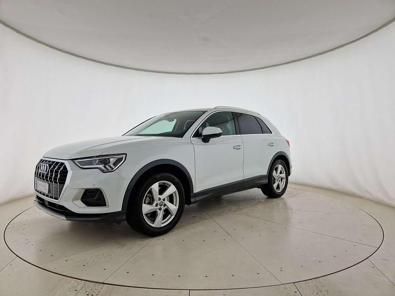 Usata Audi Q3 Advanced 190 CV (139 kW) 2019 2y bianco ghiacciaio metallizzato SUV