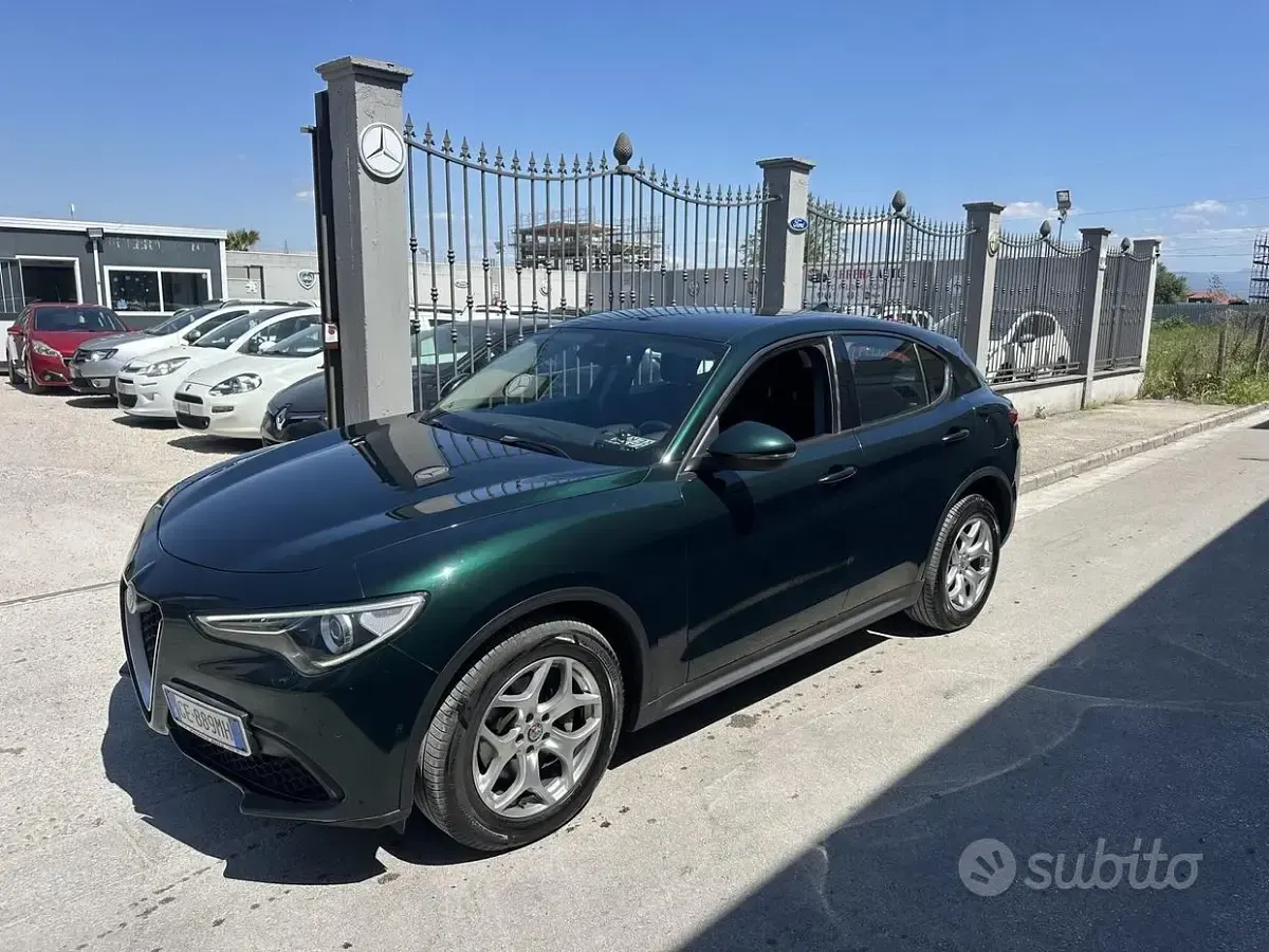 Usata Alfa Romeo Stelvio 190 CV (139 kW) 2021 Verde SUV