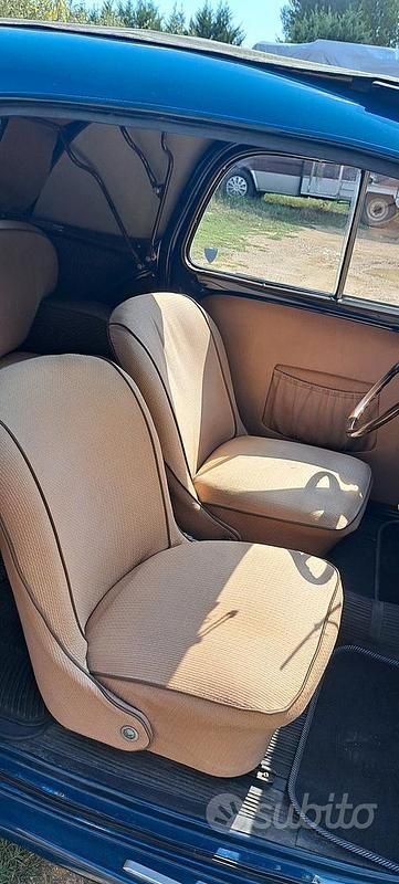 Usata Fiat 500C 1950 Blu Cabrio