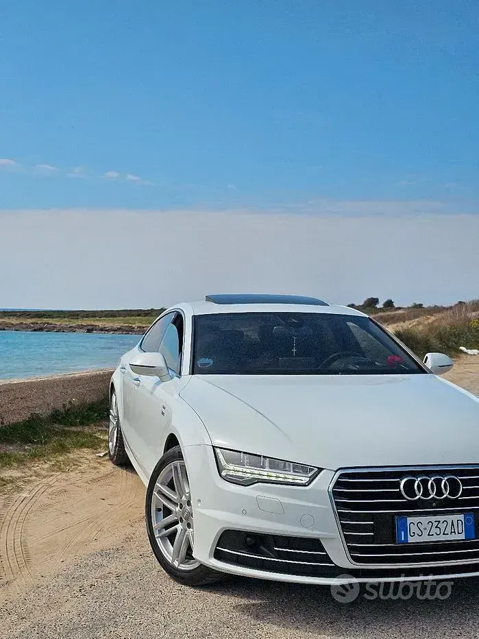 Usata Audi A7 S-Line 272 CV (200 kW) 2015 Bianco Utilitaria