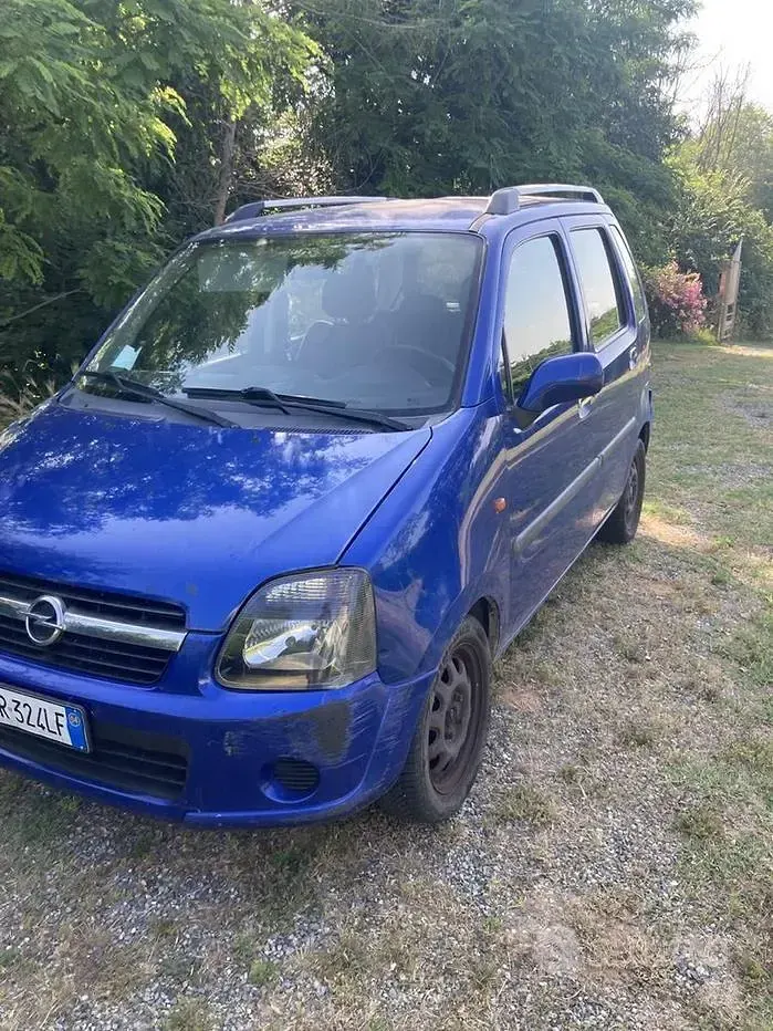Usata Opel Agila 75 CV (55 kW) 2004 Blu Monovolume