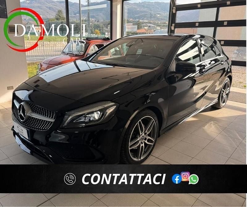 Usata Mercedes A200 Premium 136 CV (100 kW) 2017 Nero Berlina