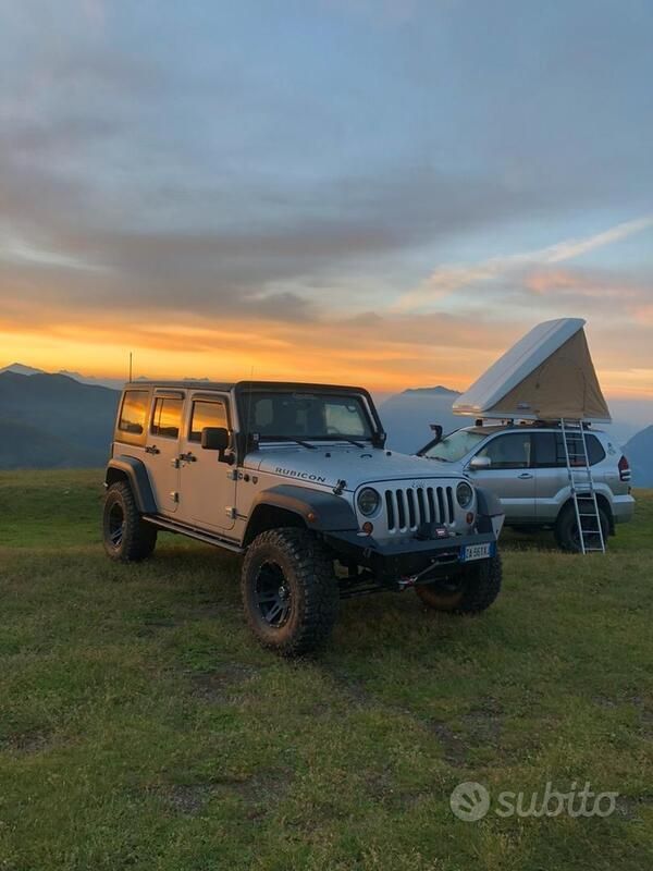 Usata Jeep Wrangler Unlimited Rubicon 200 CV (147 kW) 2013 Grigio SUV