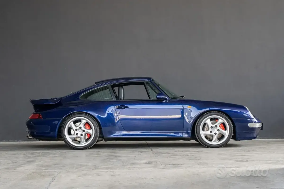 Usata Porsche 993 Turbo 408 CV (300 kW) 1995 Blu Coupé