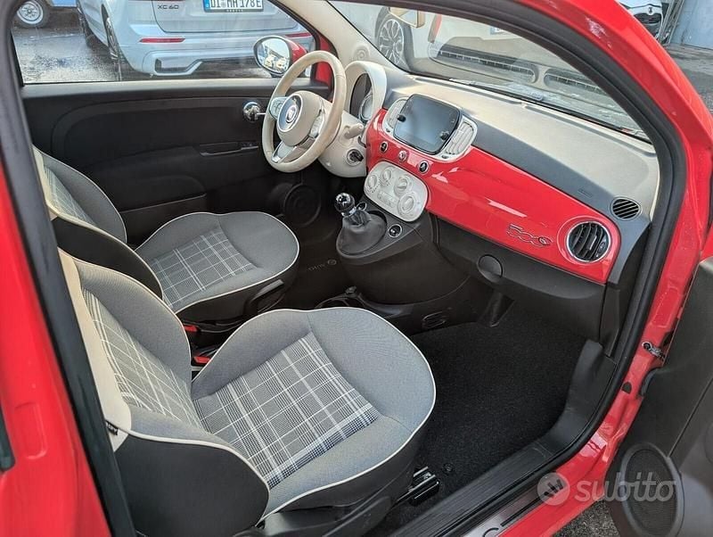 Usata Fiat 500C Pop 69 CV (50 kW) 2020 Rosso Cabrio