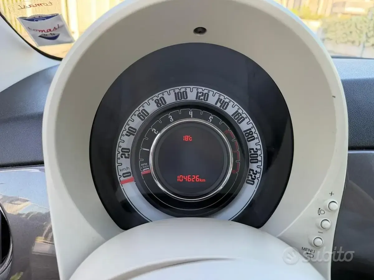 Usata Fiat 500C 69 CV (50 kW) 2019 Grigio Cabrio