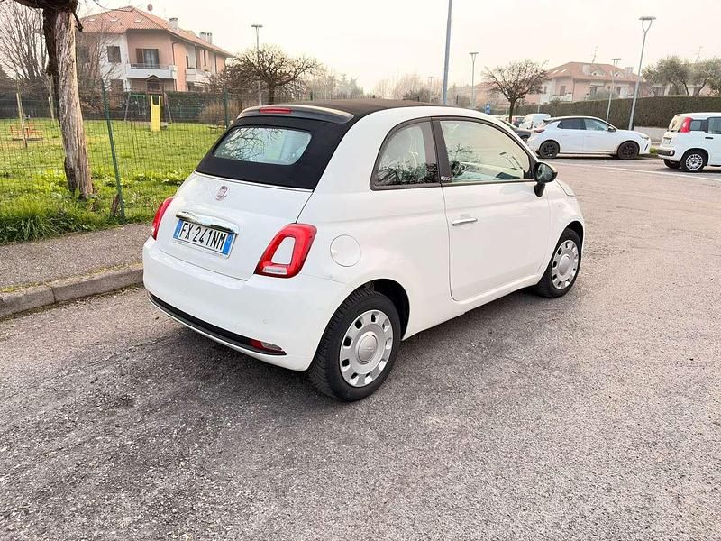 Usata Fiat 500C 69 CV (50 kW) 2019 Bianco Cabrio