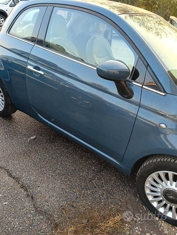 Usata Fiat 500 69 CV (50 kW) 2008 Blu Utilitaria