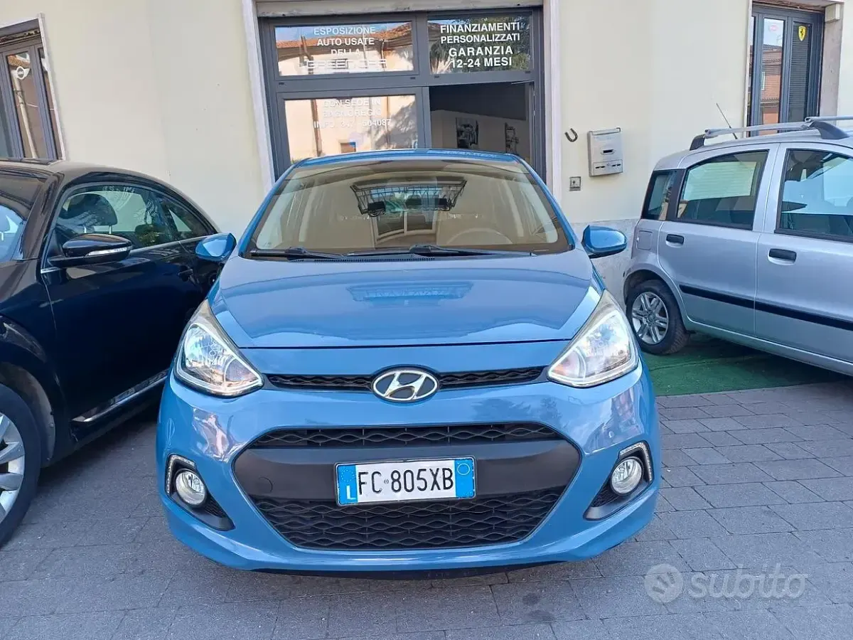 Usata Hyundai i10 Classic 66 CV (48 kW) 2016 Blu Utilitaria