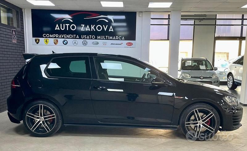 Usata VW Golf GTI 220 CV (161 kW) 2015 Nero Coupé