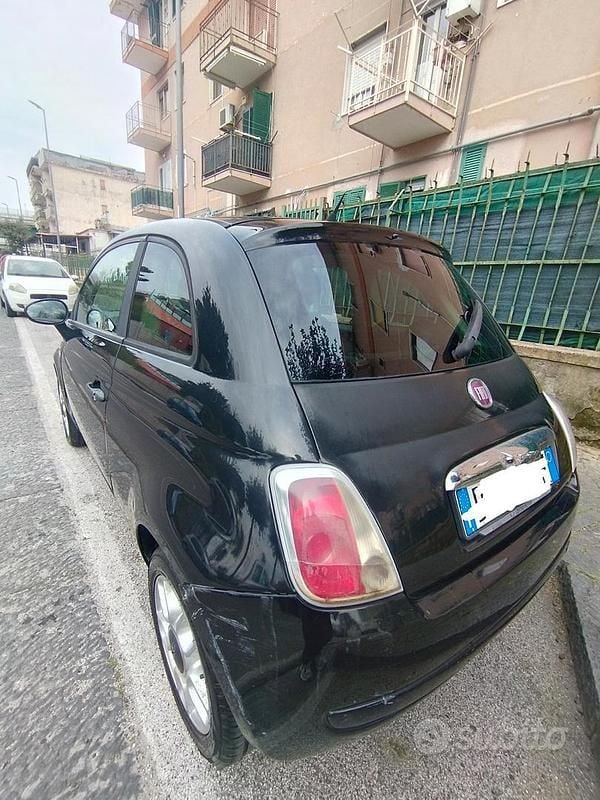 Usata Fiat 500 2008 Nero Utilitaria