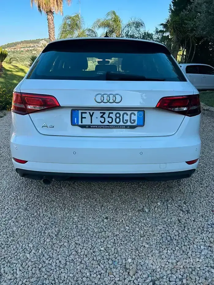 Usata Audi A3 116 CV (85 kW) 2019 Bianco Berlina