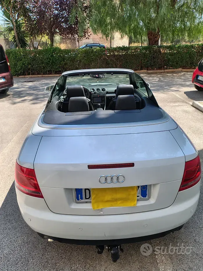 Usata Audi A4 Cabriolet S-Line 2007 Bianco Cabrio