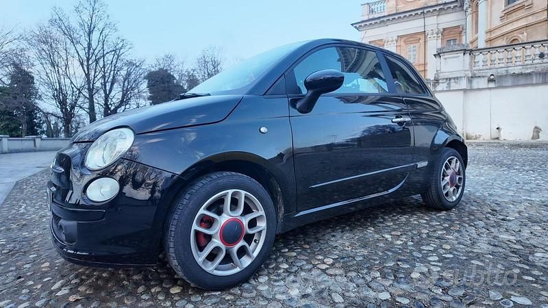Usata Fiat 500 Sport 101 CV (74 kW) 2007 Nero Utilitaria