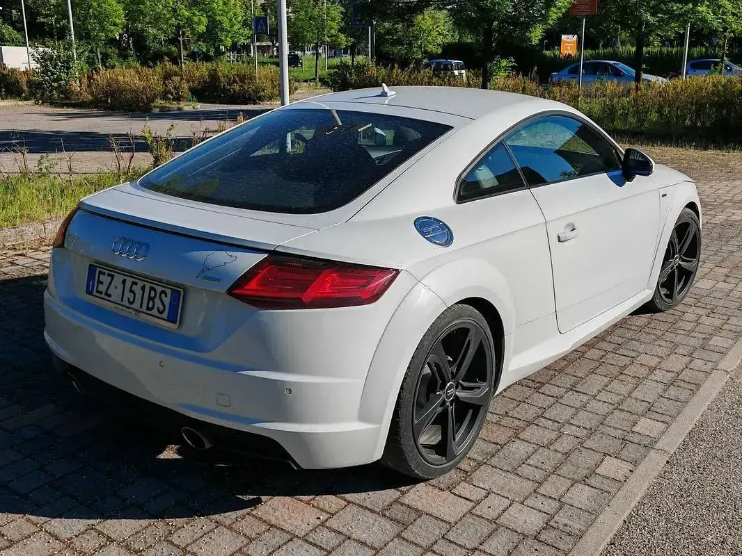 Usata Audi TT S-Line 184 CV (135 kW) 2015 Bianco Coupé