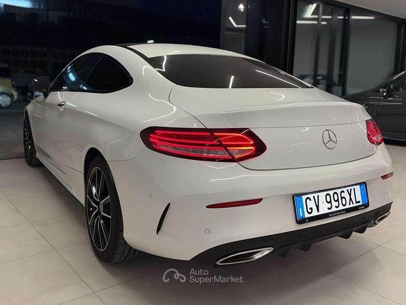 Usata Mercedes C200 Premium Plus 184 CV (135 kW) 2020 Bianco Coupé