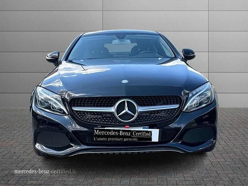 Usata Mercedes C220 170 CV (125 kW) 2016 Nero metallizzato Coupé