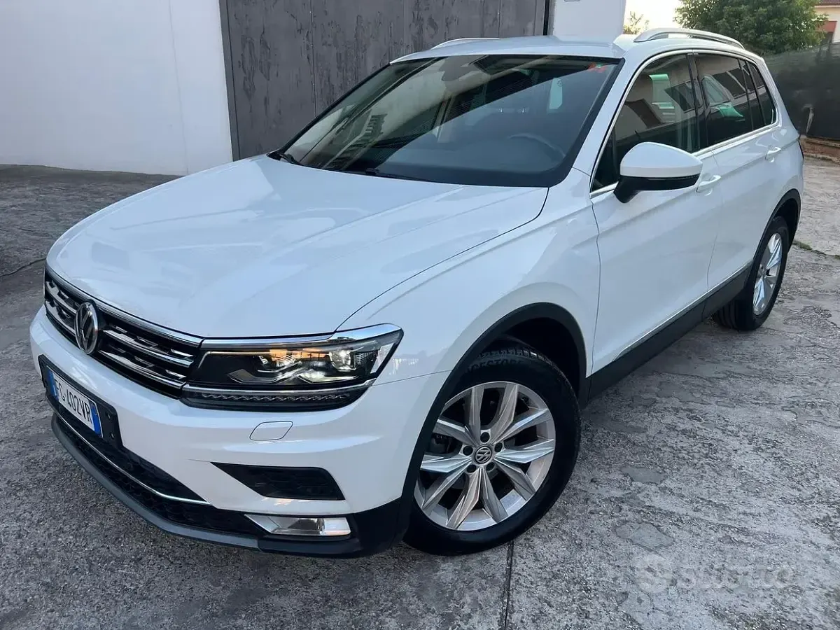 Usata VW Tiguan 150 CV (110 kW) 2017 Bianco SUV