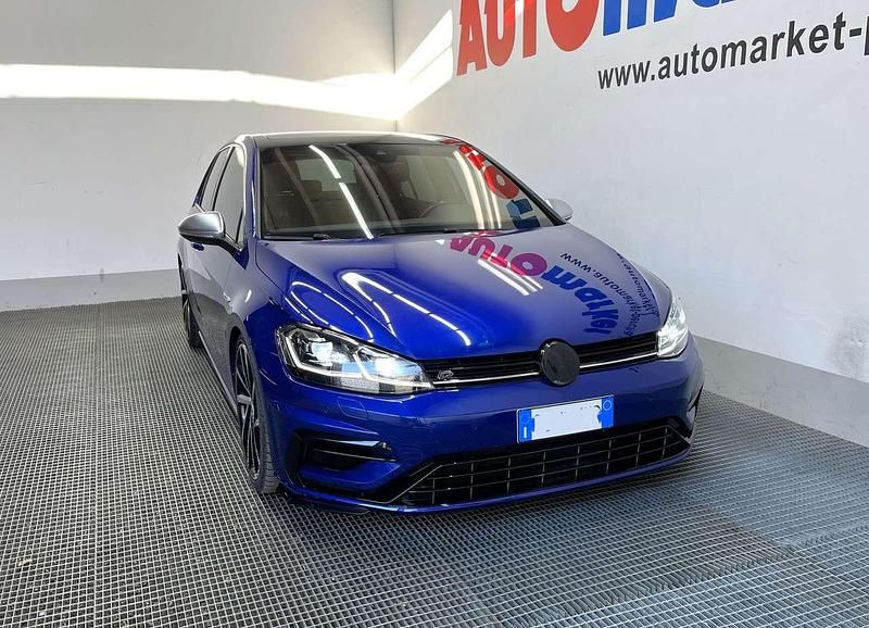 Usata VW Golf VII R 300 CV (220 kW) 2019 Blu/azzurro Berlina