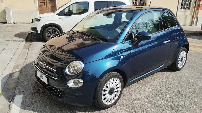 Usata Fiat 500 Lounge 69 CV (50 kW) 2019 Blu Berlina